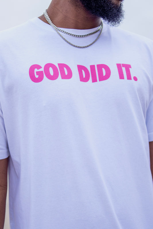 GOD DID IT SHIRT (WHITE)